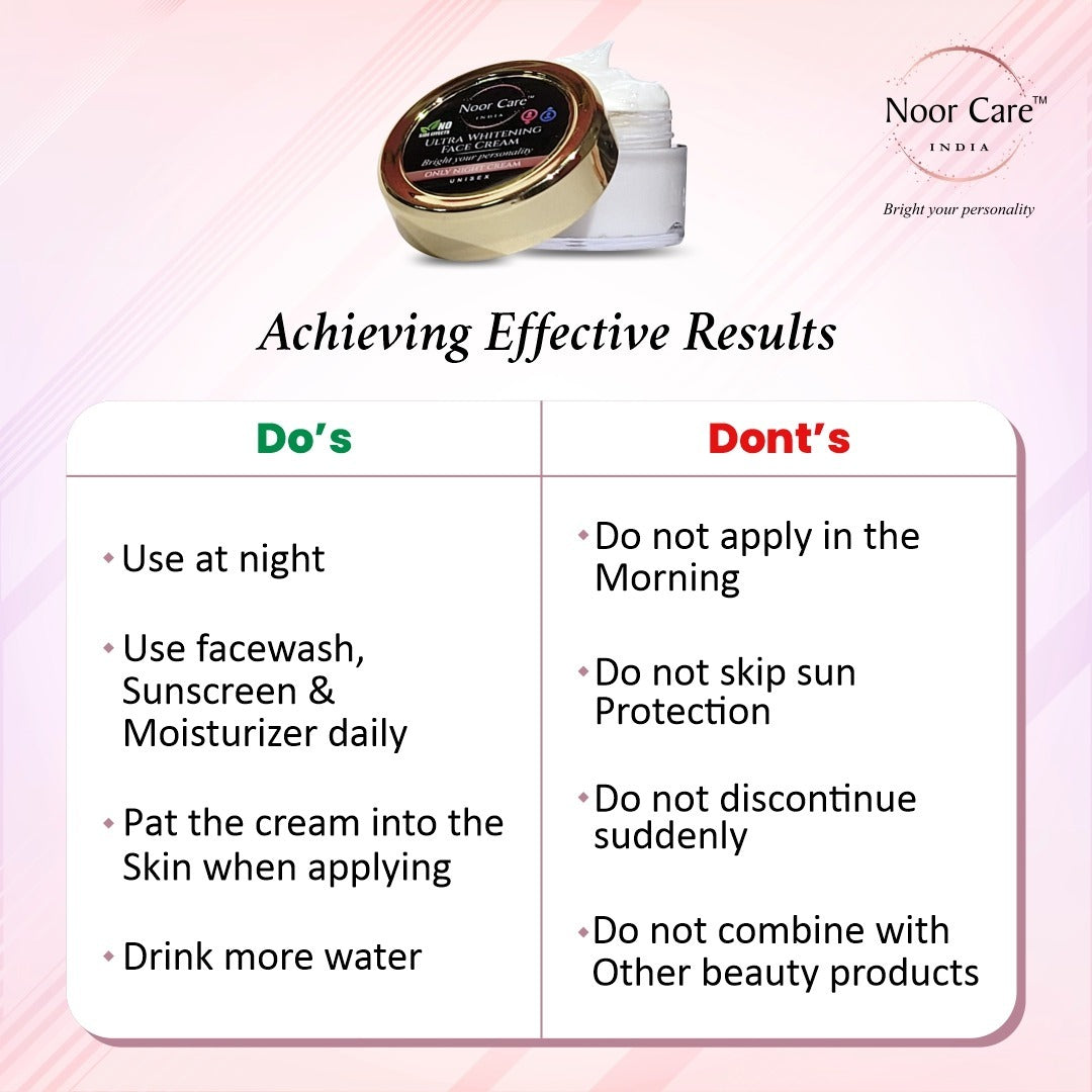Noorcare Ultra Whitening Cream Night Cream