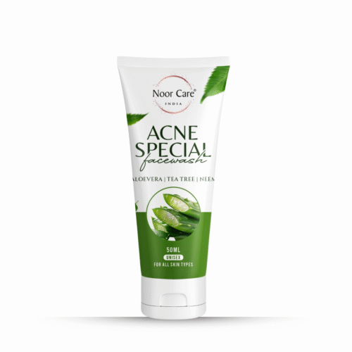 Grey and Green Natural Beauty Skin Care Product Features Instagram Post Acne Special Facewash